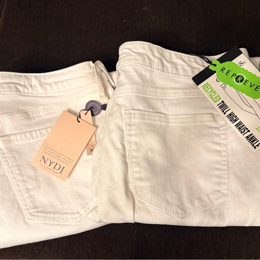 NYDJ Classic White Jeans